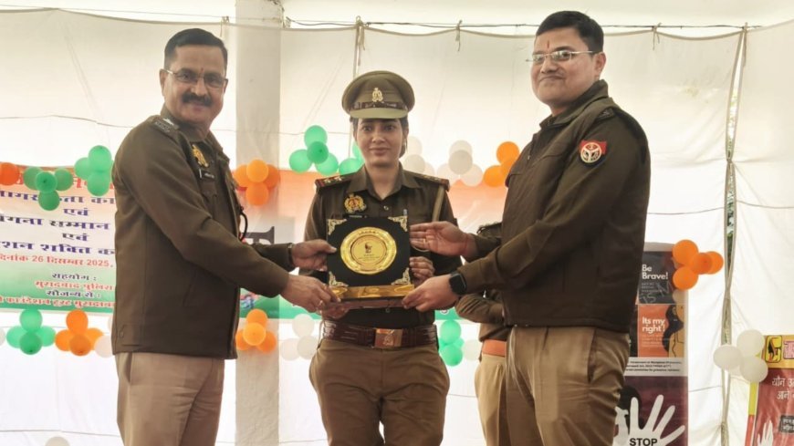 मुरादाबाद में मिशन शक्ति का असर, उप निरीक्षक समीक्षा ठाकुर बनीं युवतियों और महिलाओं का बड़ा संबल