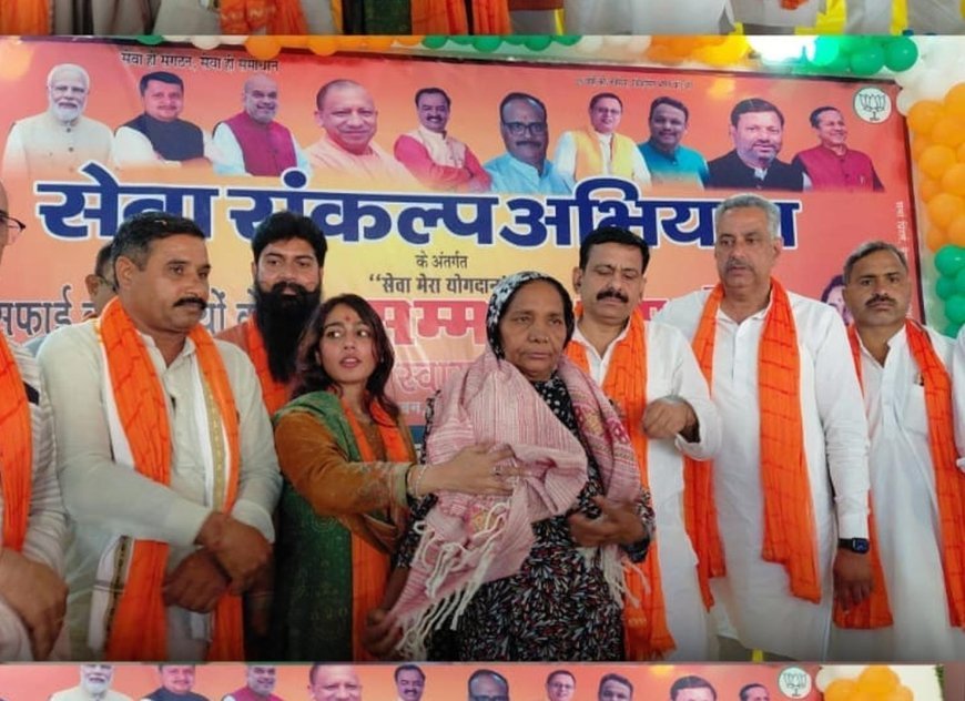सहारनपुर में सेवा संकल्प अभियान के तहत स्वच्छता दूतों का सम्मान, सफाईकर्मियों को ओढ़ाई गईं शॉल