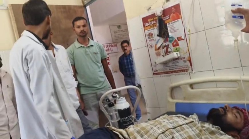 Hathras Road Accident: सासनी में अनियंत्रित होकर फिसली बाइक, गंभीर घायल युवक अलीगढ़ रेफर