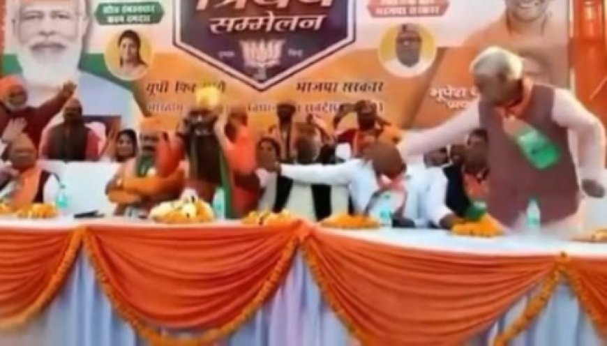Viral Video: सोशल मीडिया पर वायरल हुआ BJP नेताओं के उठक-बैठक का वीडियो, सपा प्रमुख अखिलेश यादव ने कसा तीखा तंज