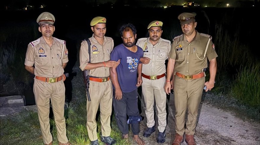 Ballia Crime News: बलिया में आधी रात पुलिस और गौ-तस्कर के बीच मुठभेड़, पैर में गोली लगने से आरोपी घायल
