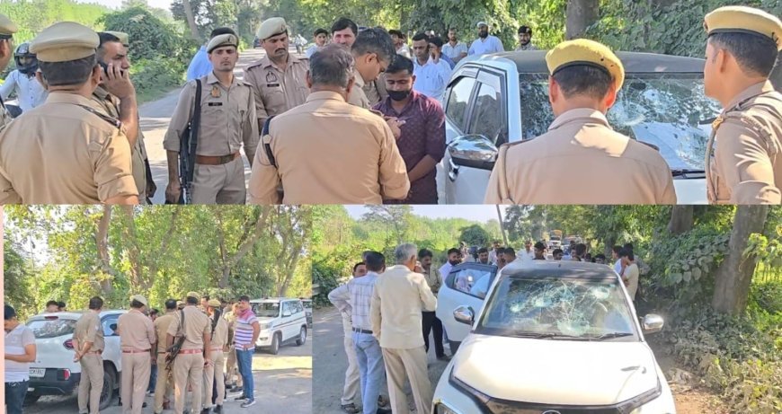 Crime News Saharanpur: बेहट में दिनदहाड़े 10 लाख की लूट से सनसनी, नकाबपोश बदमाशों ने कार पर पथराव कर दिया वारदात को अंजाम