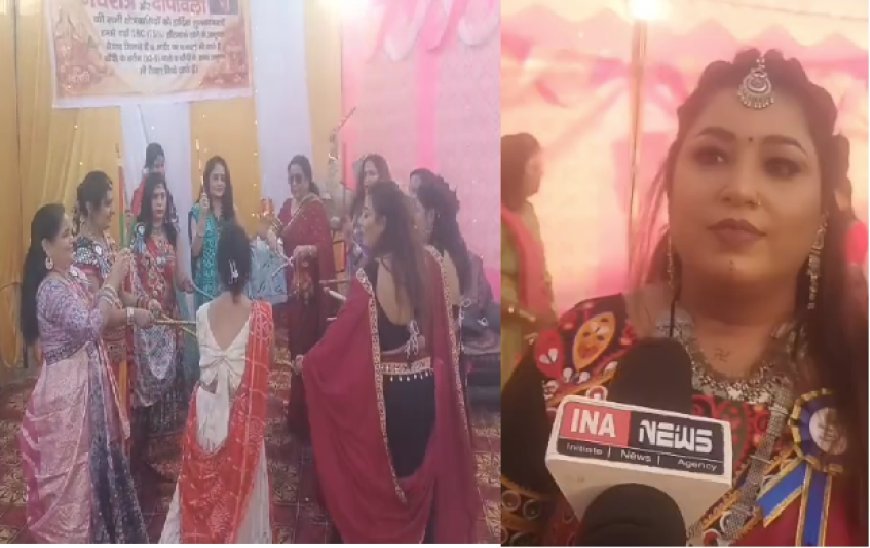 सम्भल में सशक्तिकरण संस्था का दुर्गा पूजा उत्सव, डांडिया की धुन पर थिरकेंगी महिलाएं; घरों से निकलकर उत्सव में शामिल हुईं बहनें