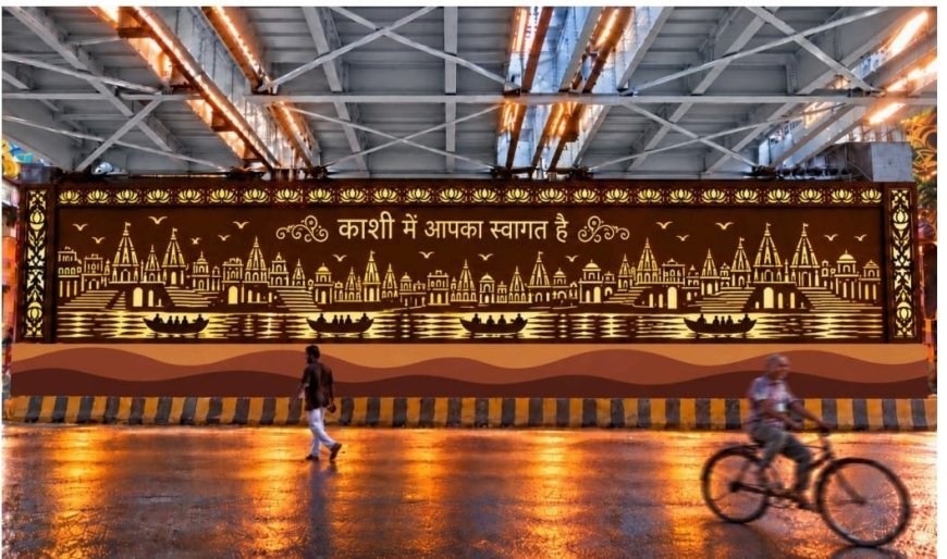 वाराणसी में एयर शो की भव्य तैयारियां, बाबतपुर से नमो घाट तक काशी की कला और संस्कृति से सजीं दीवारें