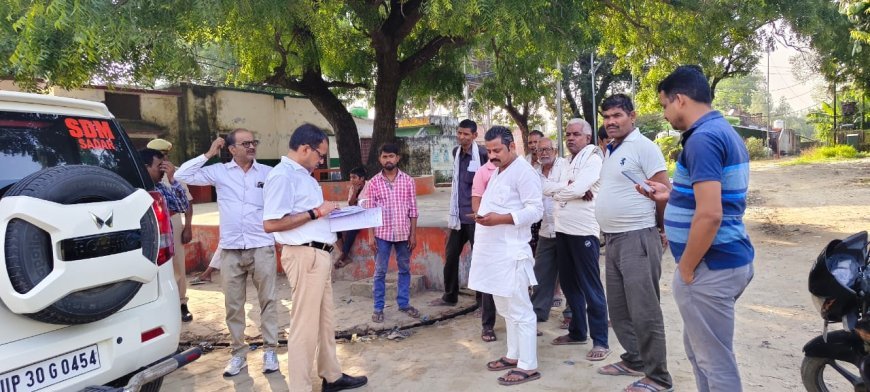 हरदोई में मतदाता सूची पुनरीक्षण अभियान तेज, एसडीएम सदर ने कई मतदान केंद्रों का किया स्थलीय निरीक्षण