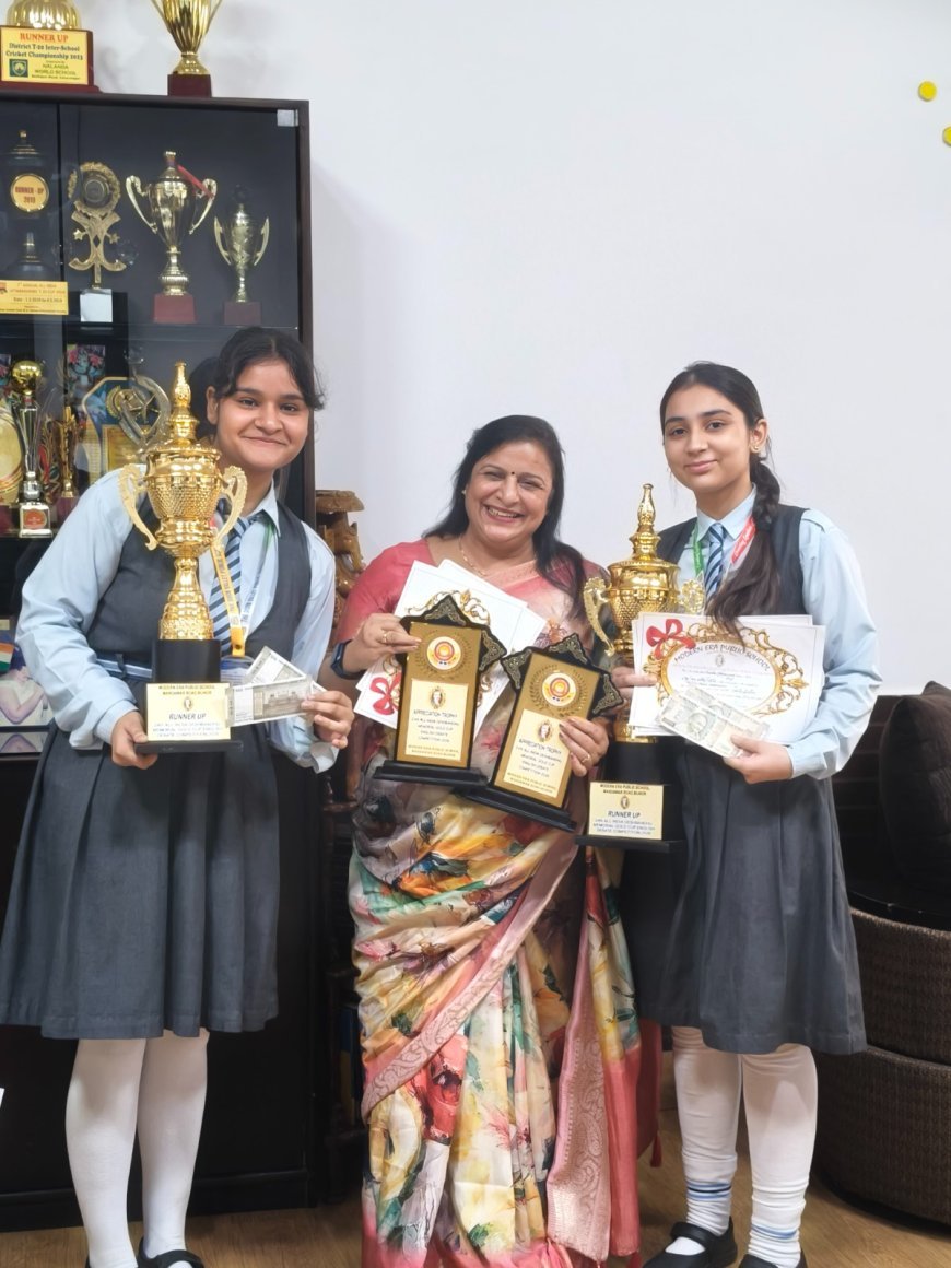 बिजनौर में अंतरविद्यालयीय वाद-विवाद प्रतियोगिता में द दून वैली देवबंद की छात्राओं ने जीता रनर-अप खिताब