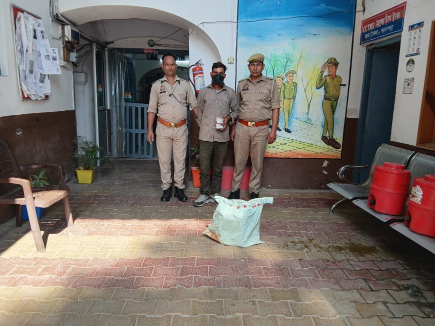 देवबंद में घर से चोरी करने वाला शातिर चोर गिरफ्तार, नकदी, जेवर और स्टेबलाइजर बरामद