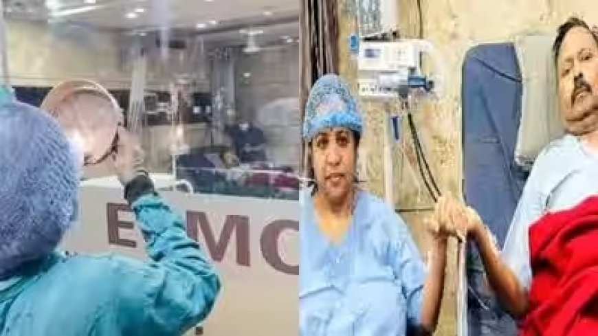 Jabalpur Karwa Chauth - पहले दी किडनी, फिर ICU में पति के लिए रखा करवा चौथ का व्रत; छलनी से देखा चेहरा