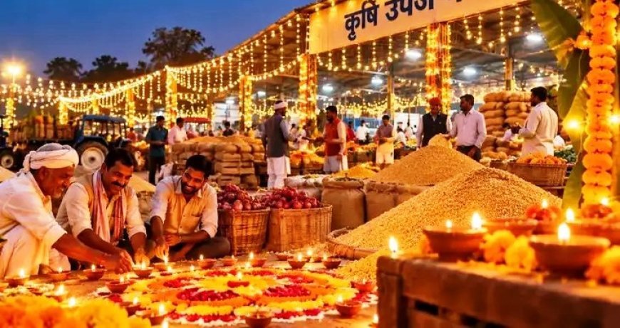 धनतेरस पर यूपी की सभी मंडियों में मनेगा दीपोत्सव: 'स्वच्छ मंडी-शुभ मंडी' अभियान के तहत किसान और व्यापारी होंगे सम्मानित