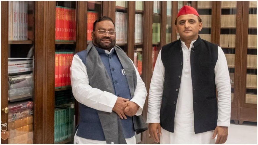 Akhilesh Yadav On Swami Prasad Maurya - हमारे गठबंधन में नहीं हैं स्वामी प्रसाद, सपा अध्यक्ष ने मीडिया से कहा- 'उन्हें इग्नोर करें'