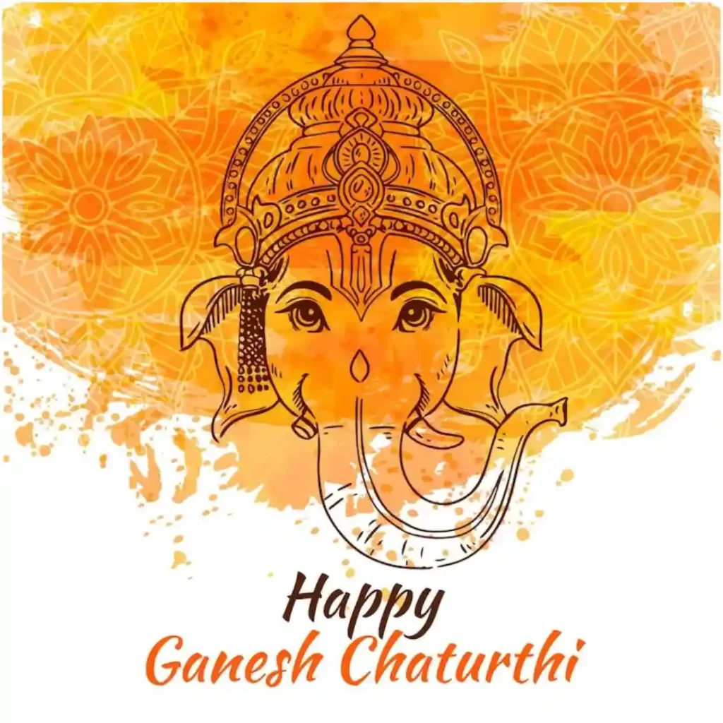 Ganesh Chaturthi Wishes Photo In Hindi  
