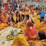 Ayodhya News. Before the consecration of life, worship of Durga Duriya Mata was organized at Saryu Ghat.