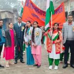 Sitapur News Republic Day was celebrated with great pomp by hoisting the flag.