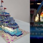 Varanasi News The artisan from Kashi made a replica of Shri Ram Temple in 108 days with gold, silver and diamonds.